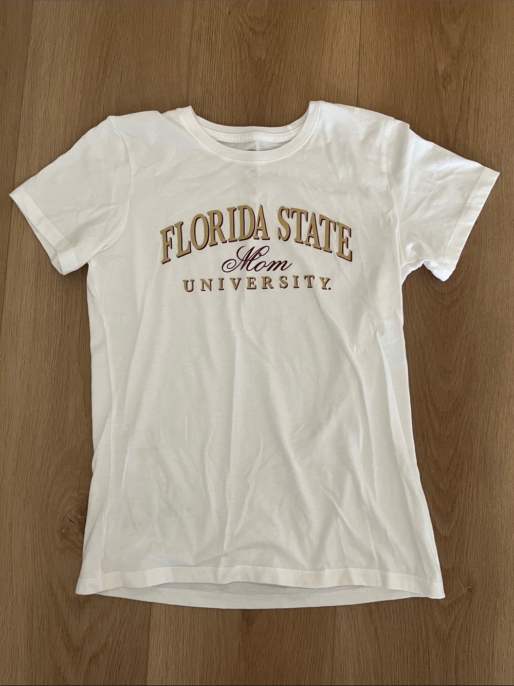 Gear For Sports White Florida State Mom University Graphic Tee
